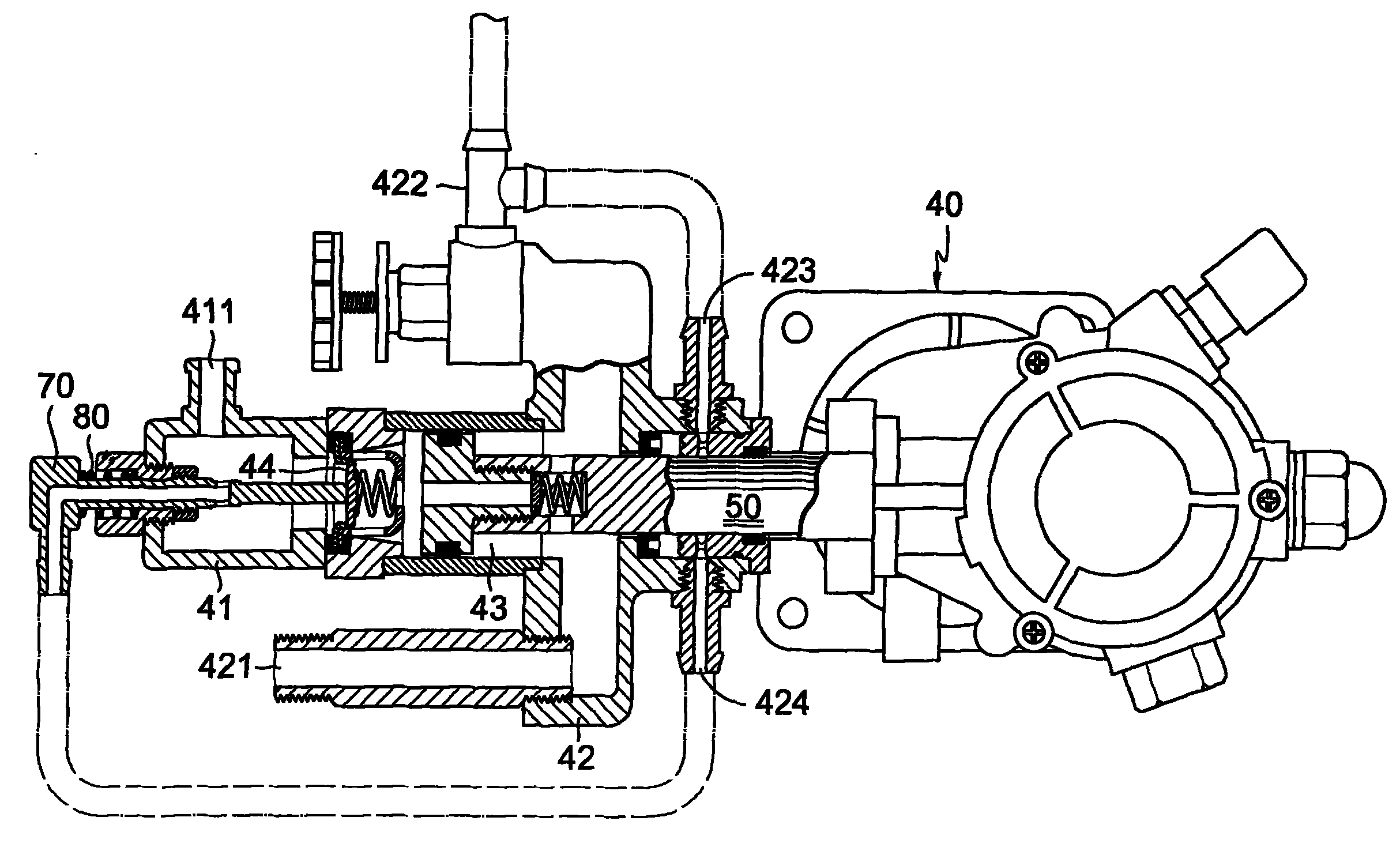 改进的高压喷雾机的活塞缸构造