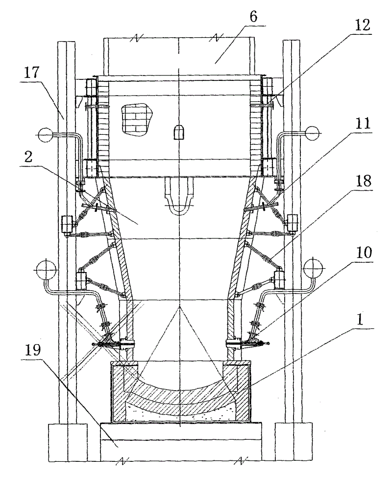 cn201634742u_氧气侧吹金属熔融还原炉有效