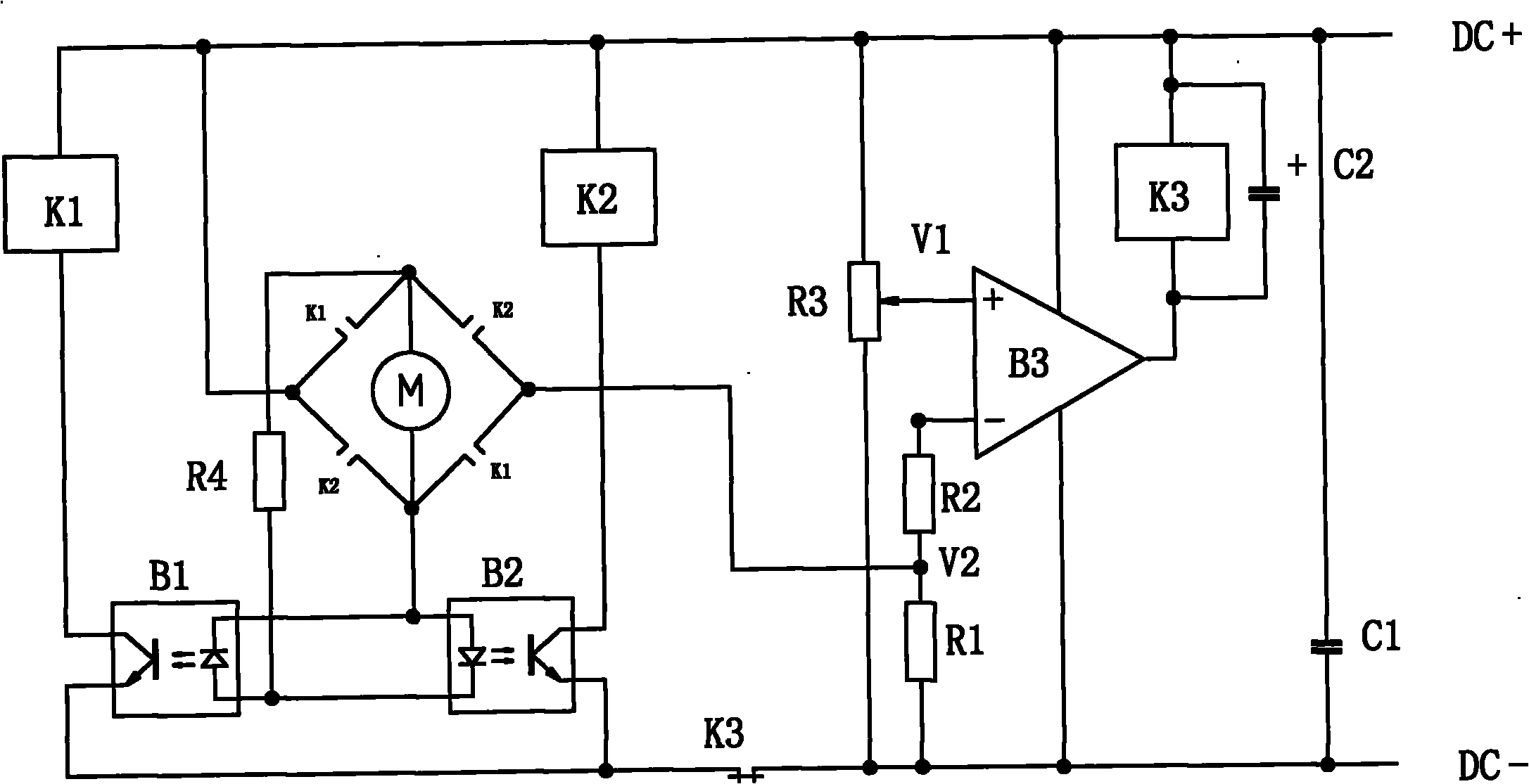 直流电机随动伺服控制电路