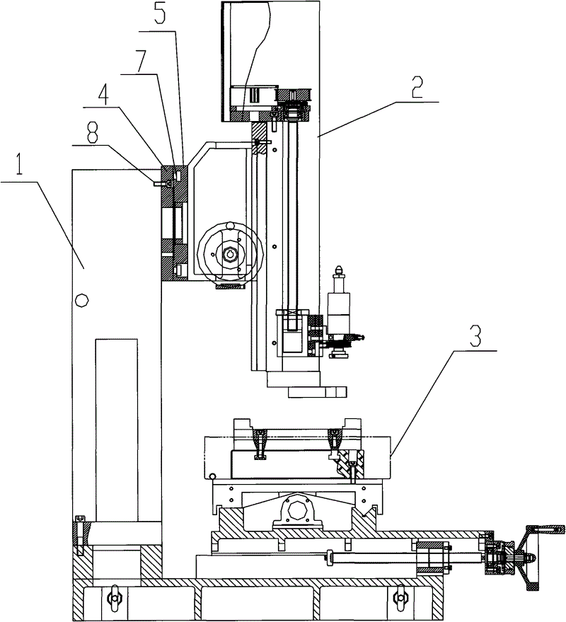 可加工斜孔的电火花穿孔机