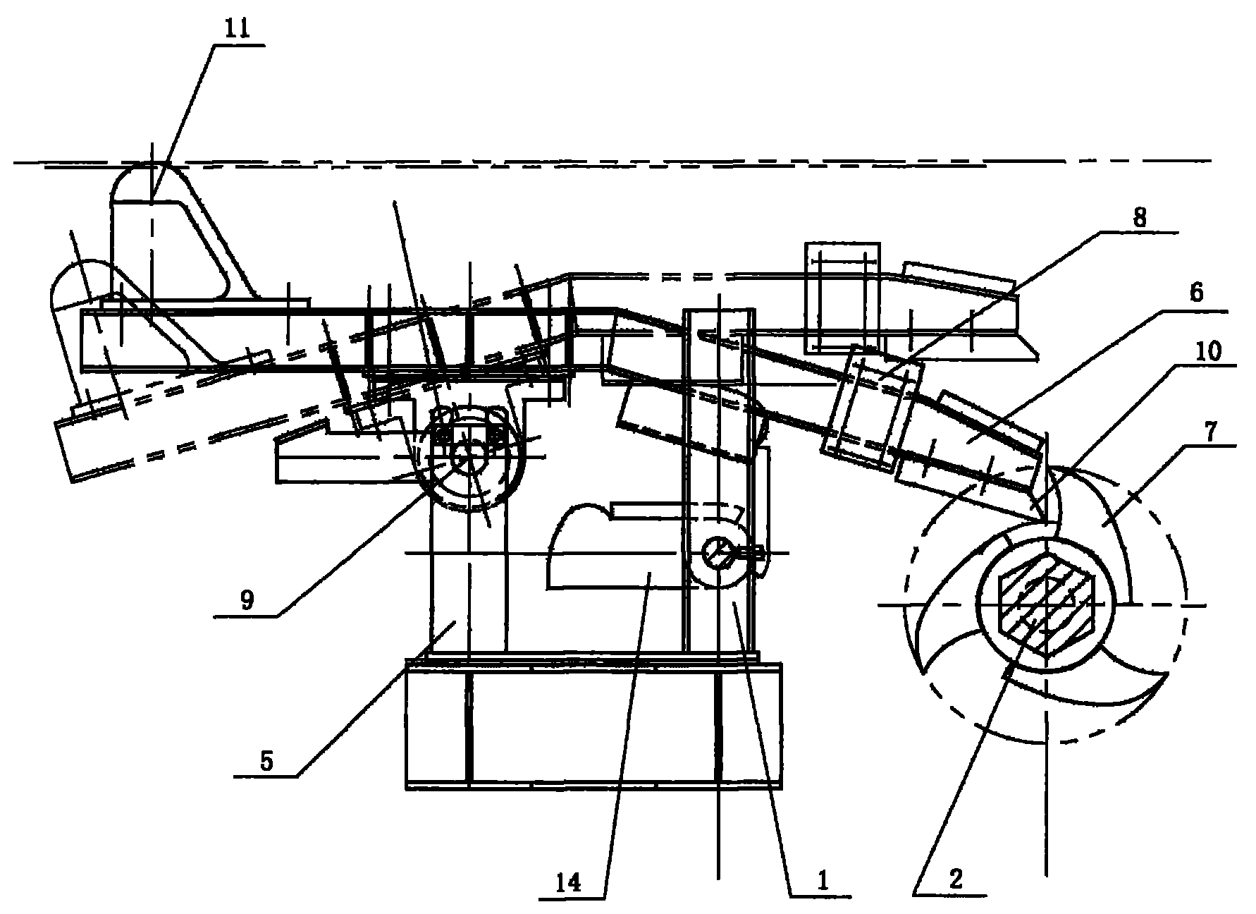 烧结机台车箅条清堵振打机