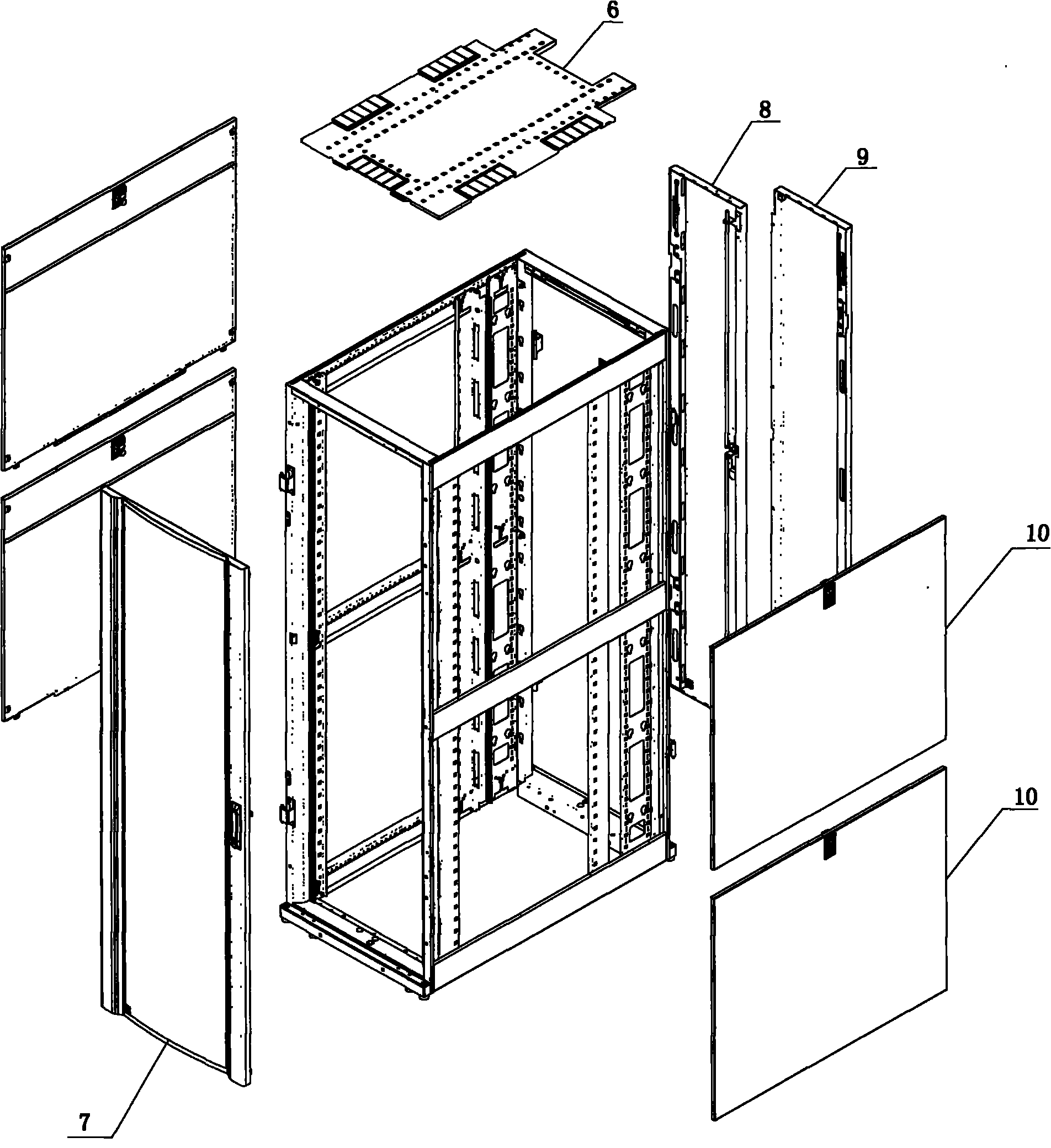 拼装式网络机柜