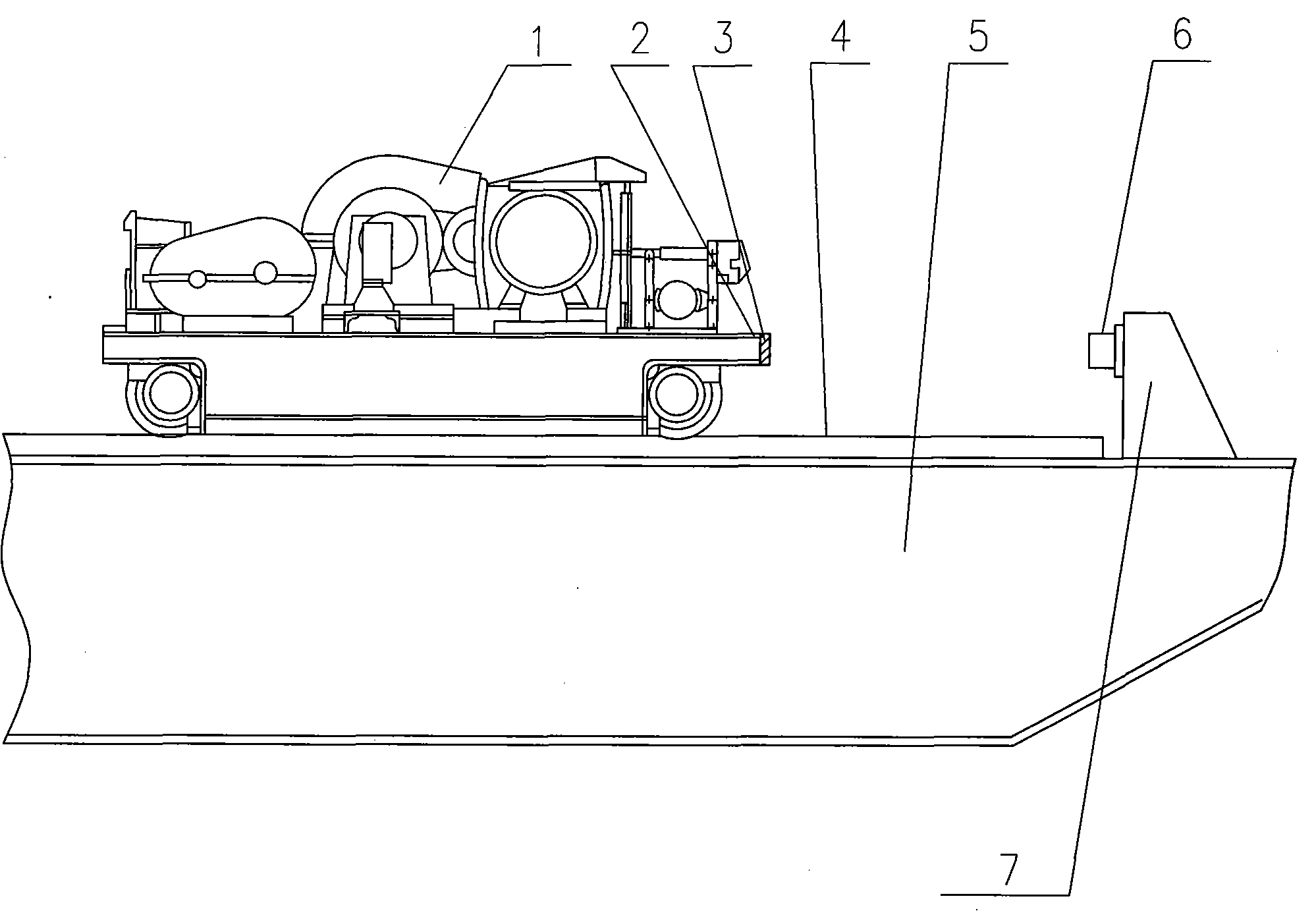 起重机小车缓冲装置