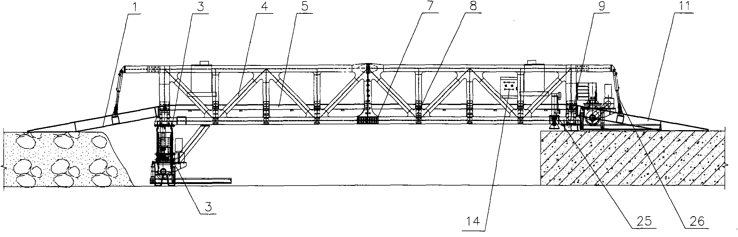 隧道仰拱栈桥设计图图片