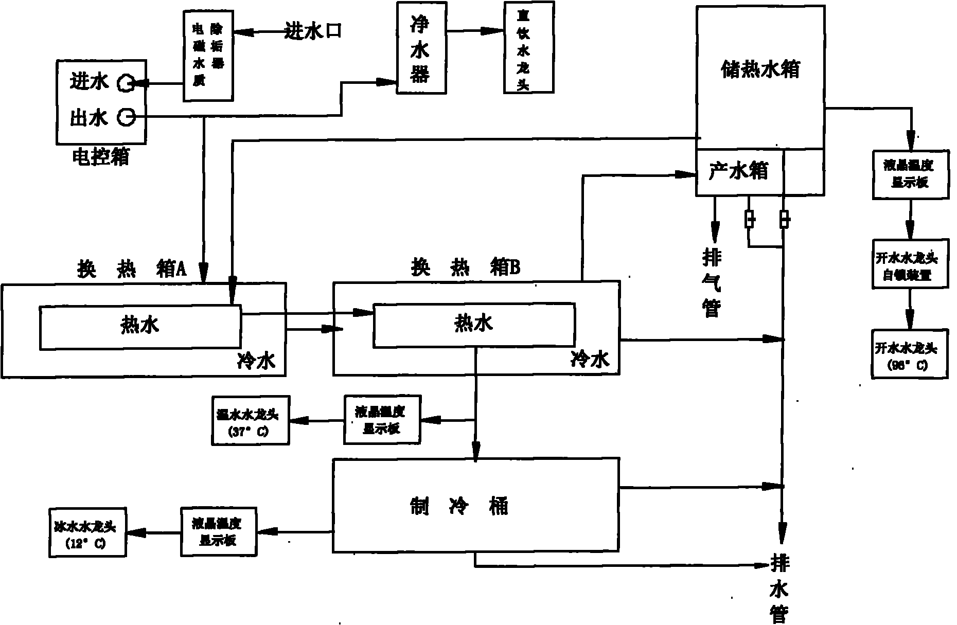 牲畜自动饮水器原理图图片