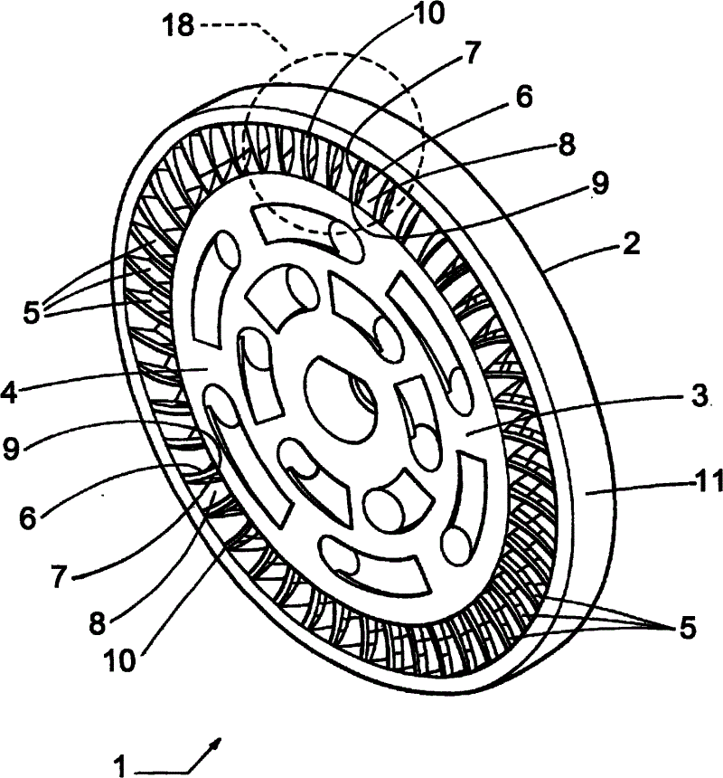 高性能电动燃油泵的叶轮