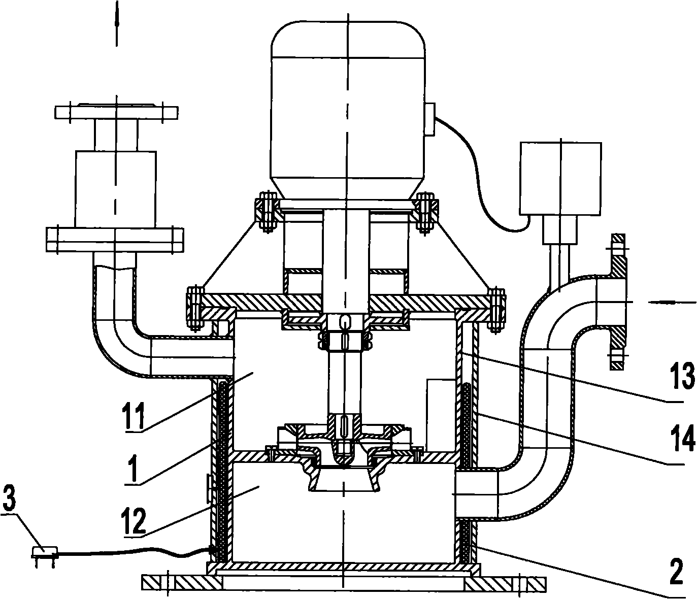 立式增压泵结构图图片