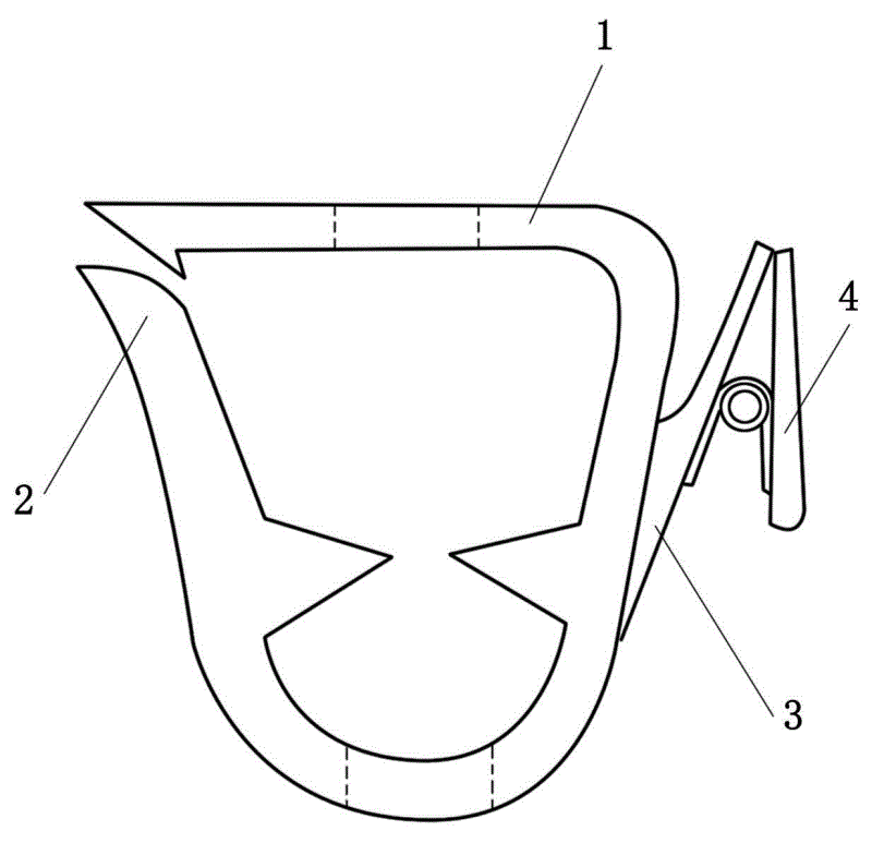 一种输液器止流夹