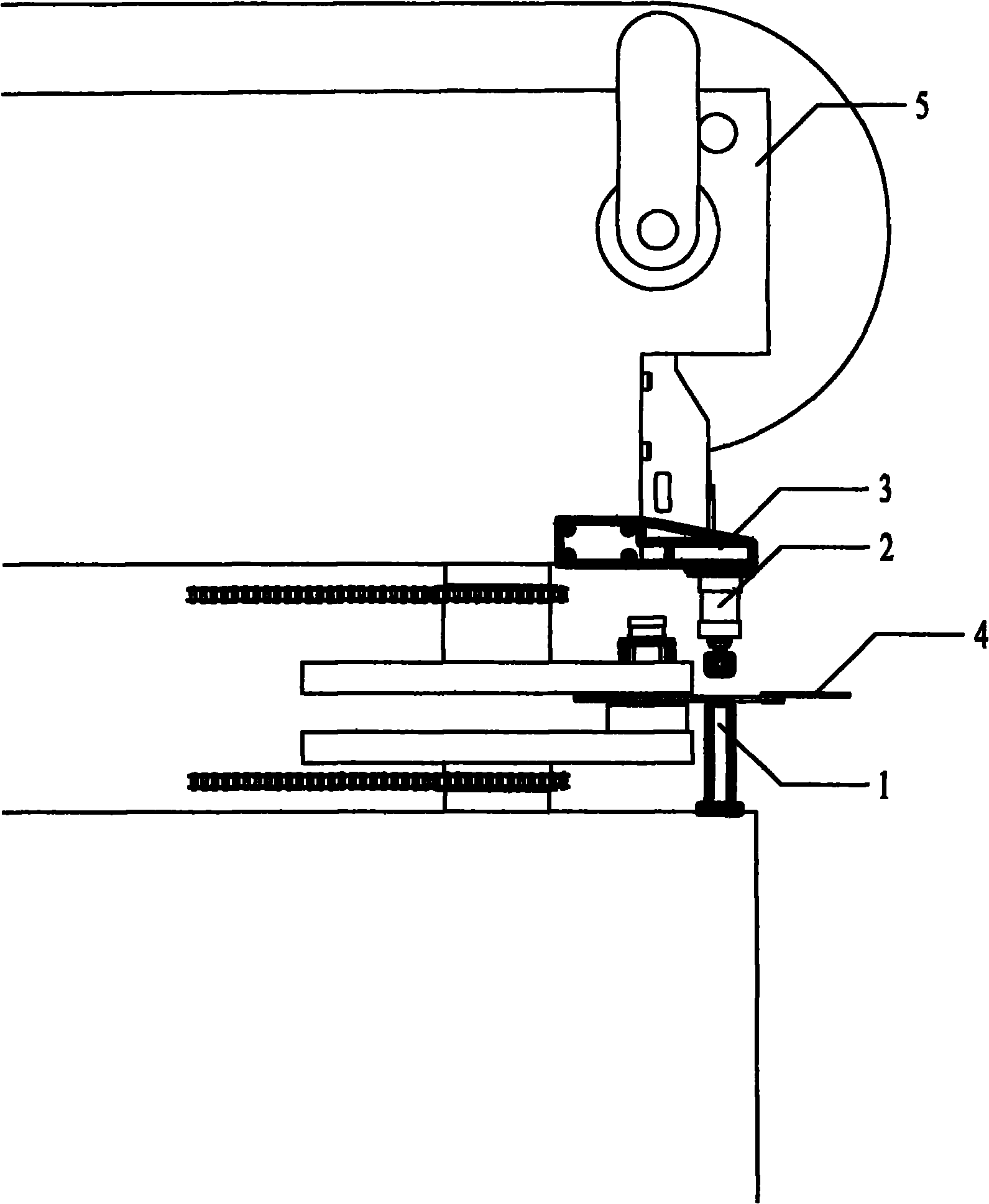数控转塔冲床二次定位装置