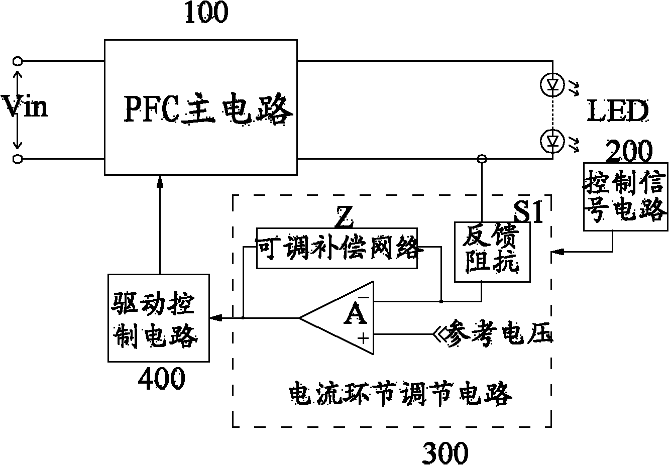 一种led灯恒流驱动电路