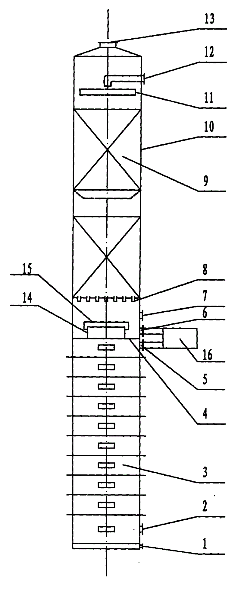 高浓度氯化铵溶液蒸氨塔