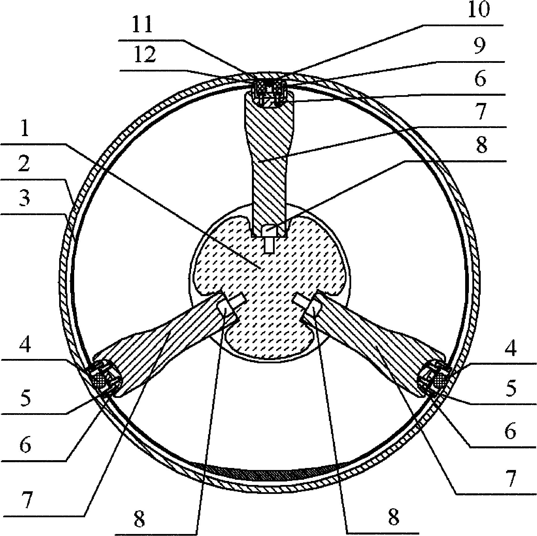 cn201975178u_一种管道母线三支柱绝缘子结构有效
