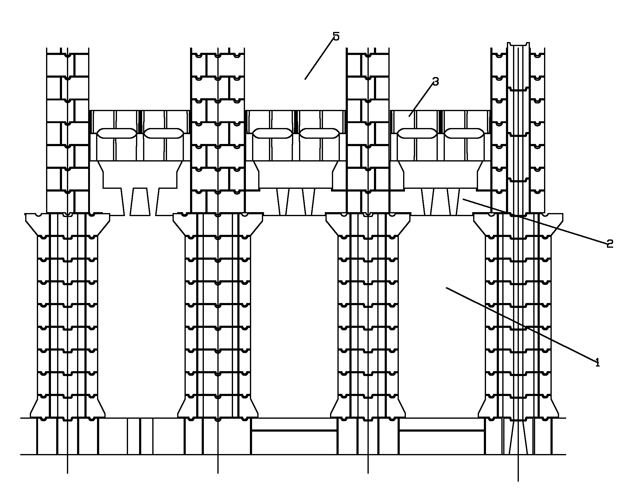 焦炉炉体结构模型图图片