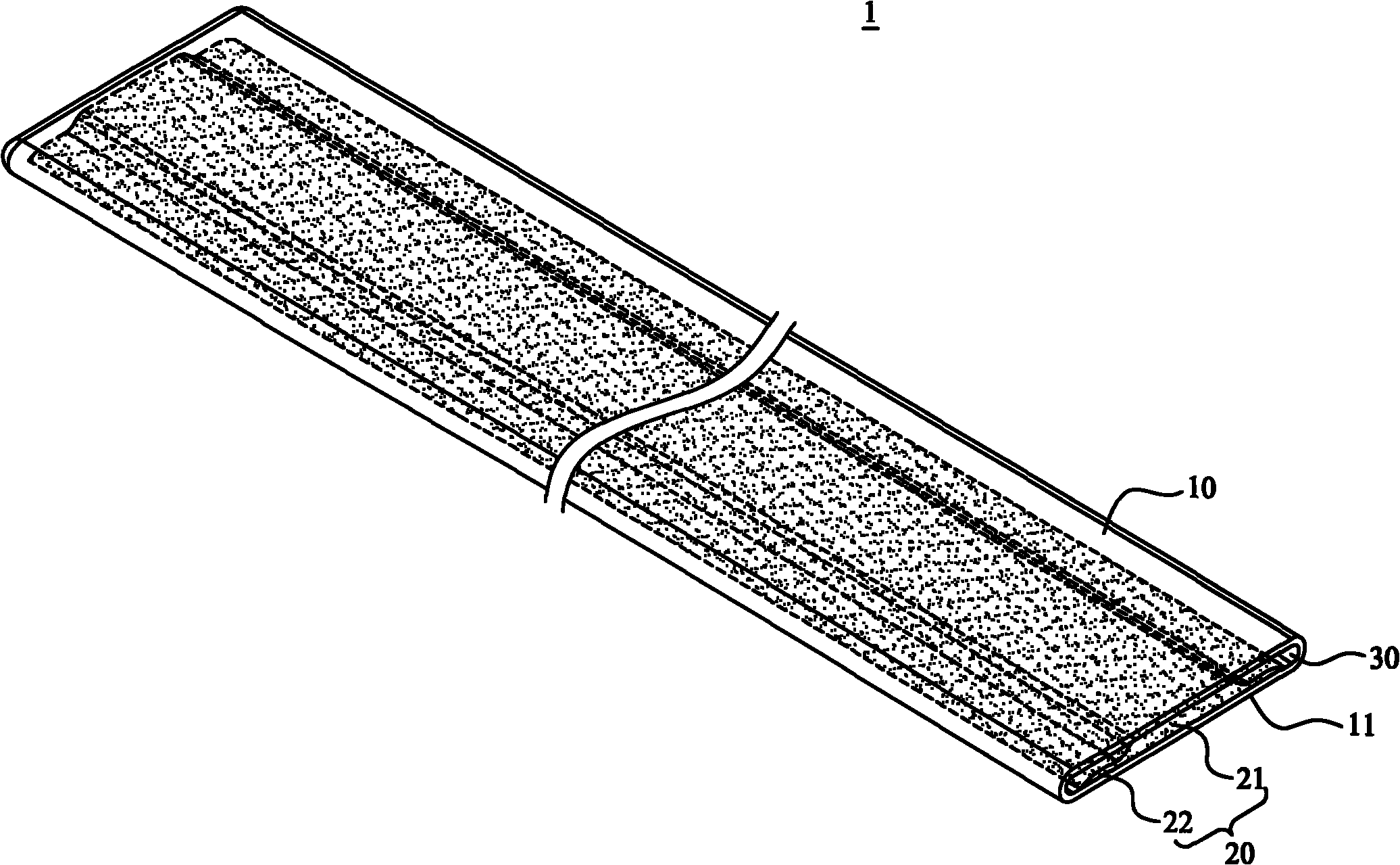 cn202024640u_用于对热源进行热交换的扁型热管及其毛细结构有效
