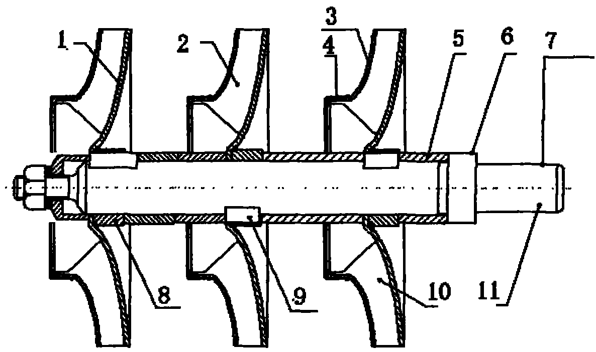 水泵转子结构图图片