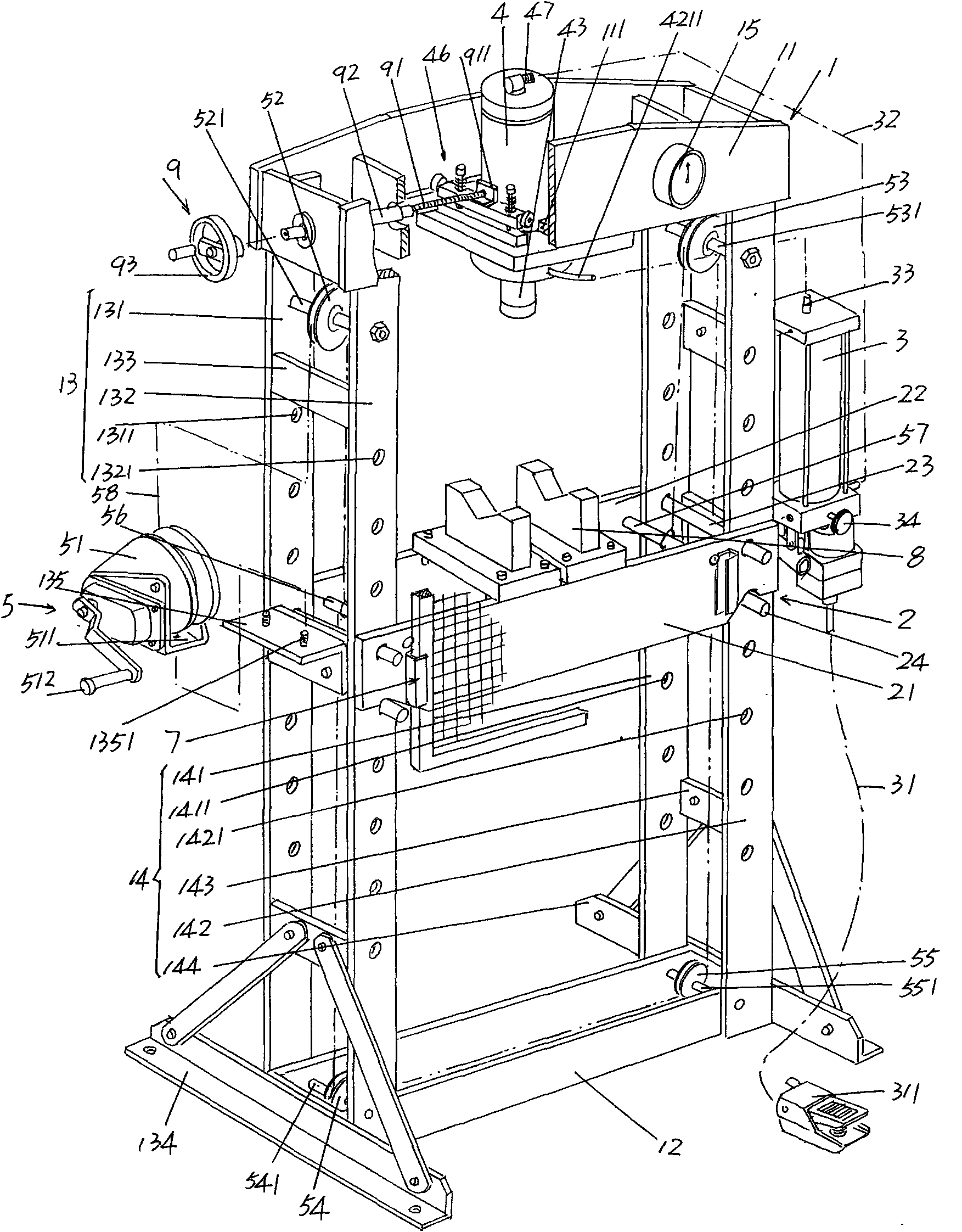 千斤頂液壓壓力機