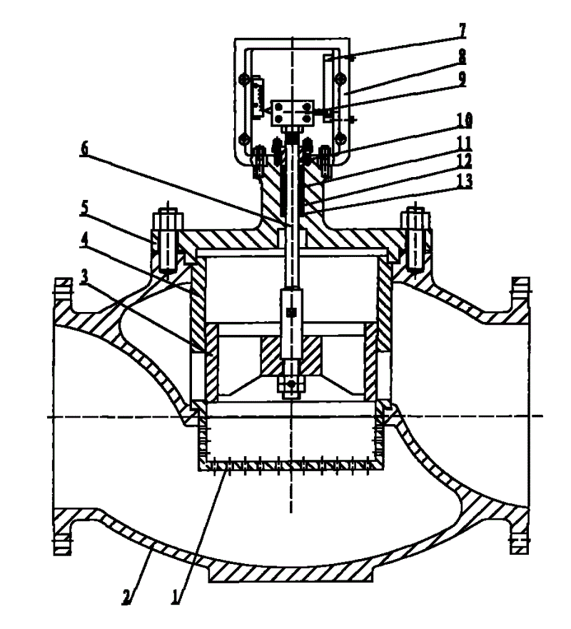 一种大口径低噪声套筒调节阀