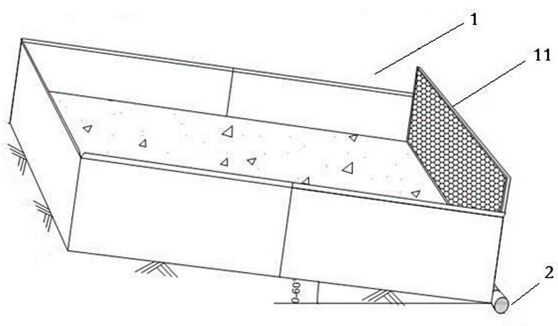 人工降雨径流小区水沙集流槽