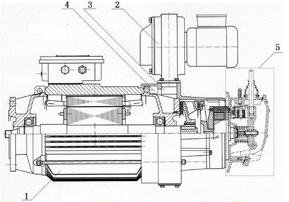 塔式起重机回转变频三相异步电动机