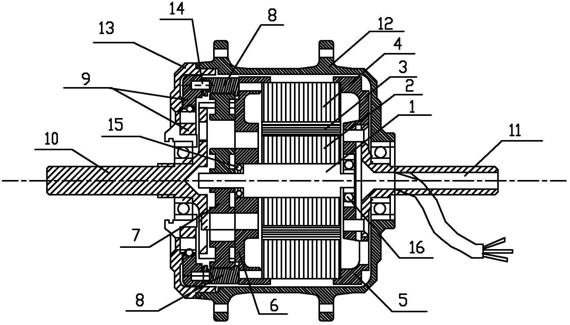 永磁直流无刷轮毂电机专利_专利申请于2011-07-14_专利查询 - 天眼查