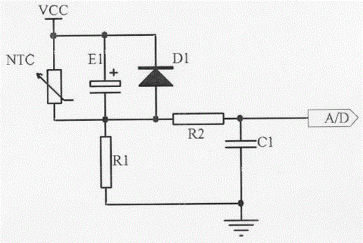 具水溫檢測及加熱功能的洗衣機控制電路