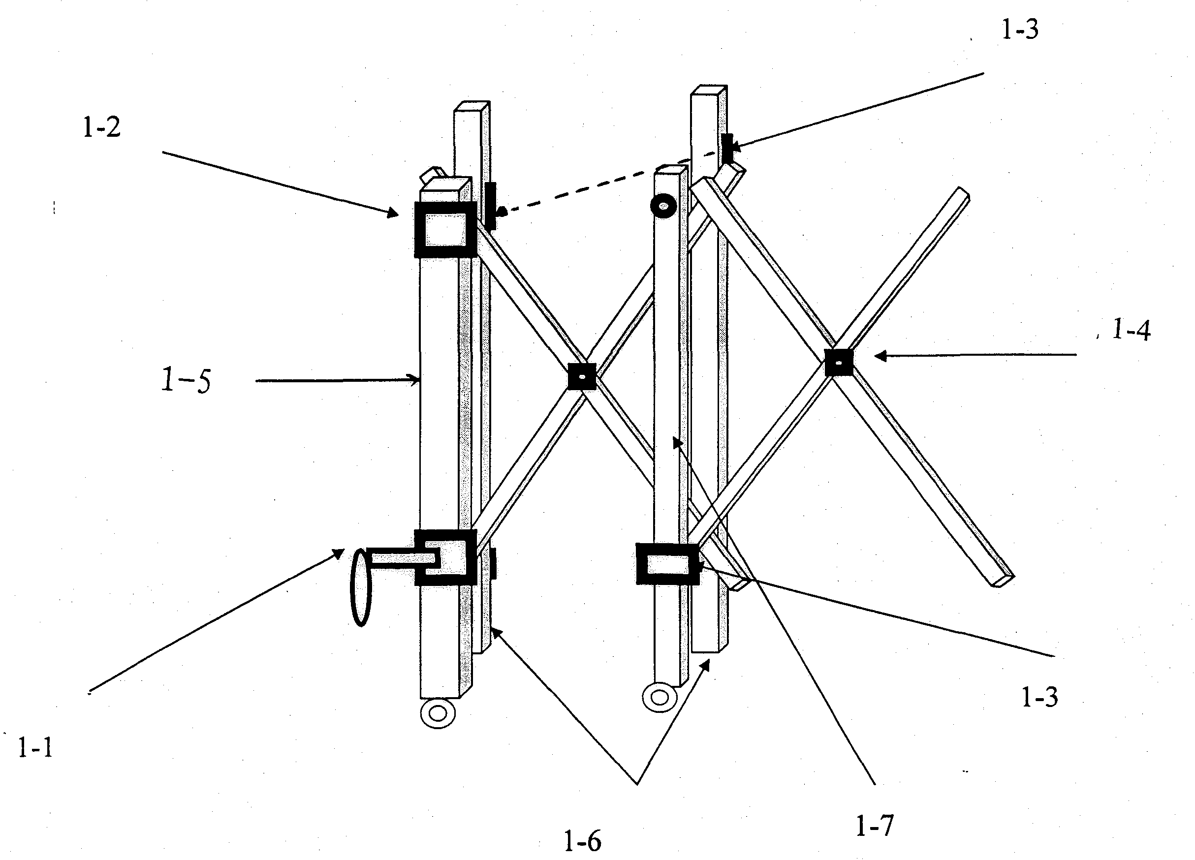 伸缩折叠升降式轻便型小轿车车库