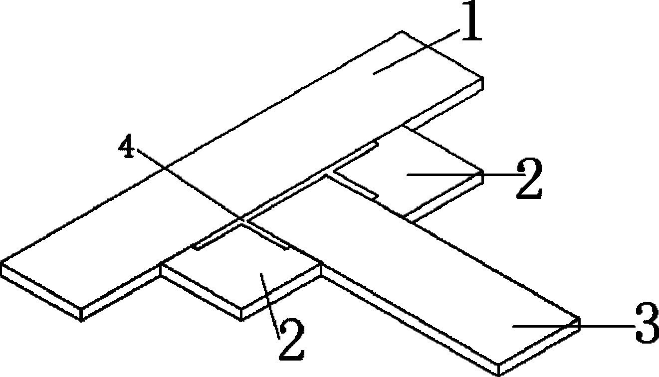 一种引熄弧板在t型接头处焊接结构