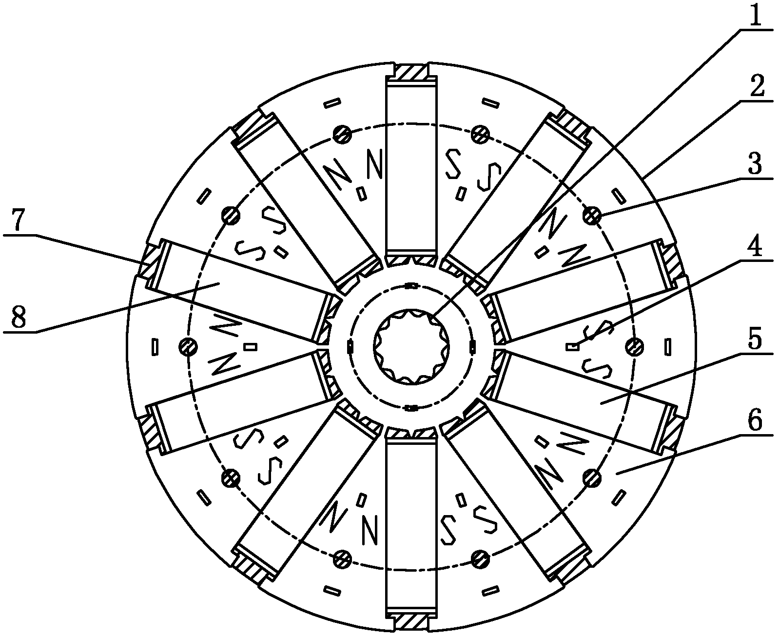 cn202231588u_永磁电机有效