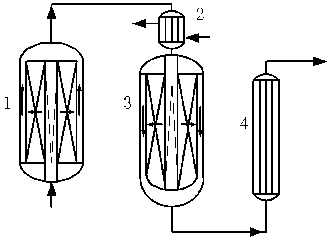 一种两段式固定床反应器催化反应系统装置