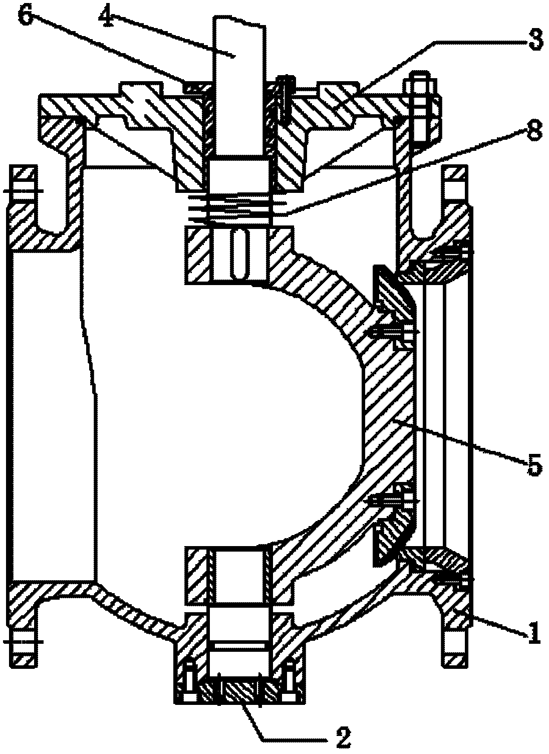 上装式偏心半球阀
