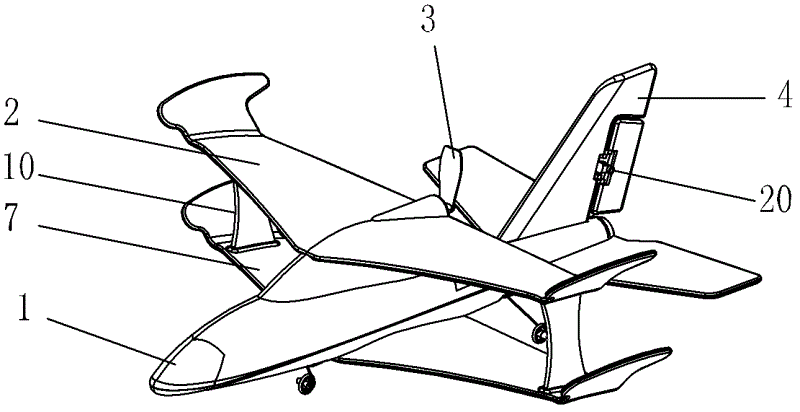 一种遥控玩具飞机模型