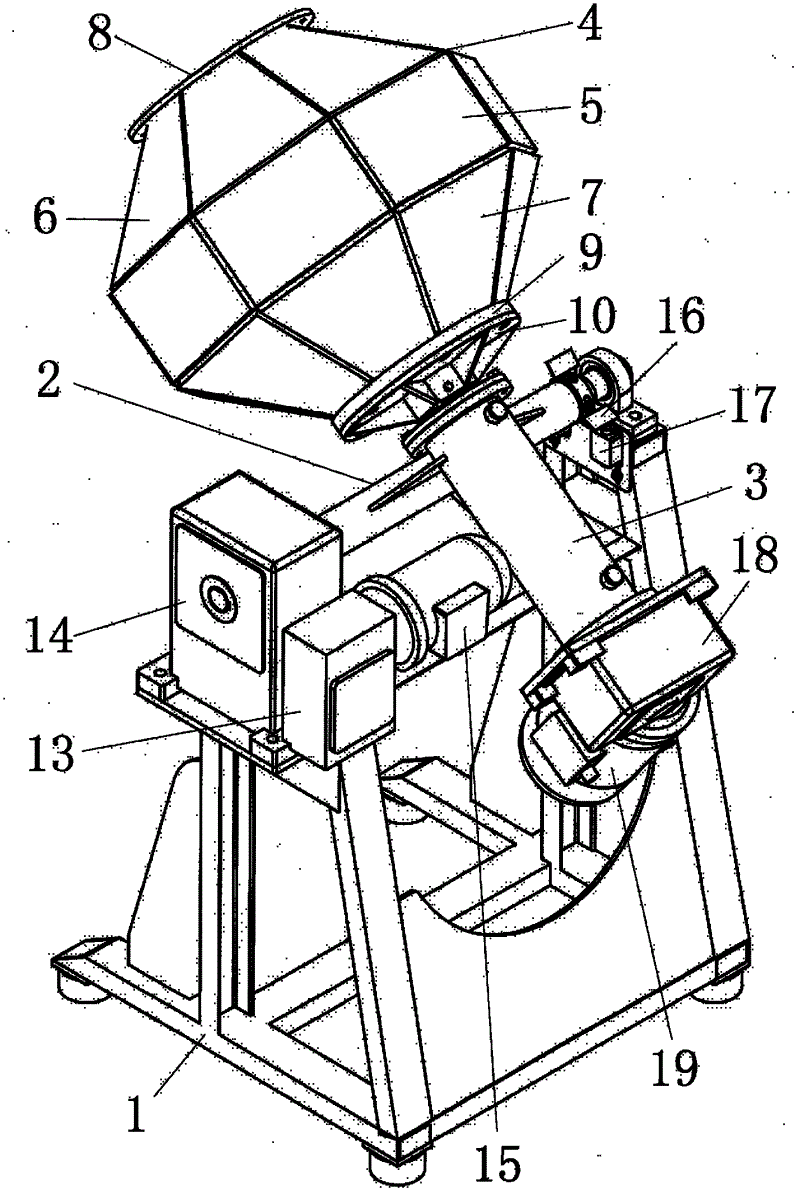可倾式滚桶光饰机