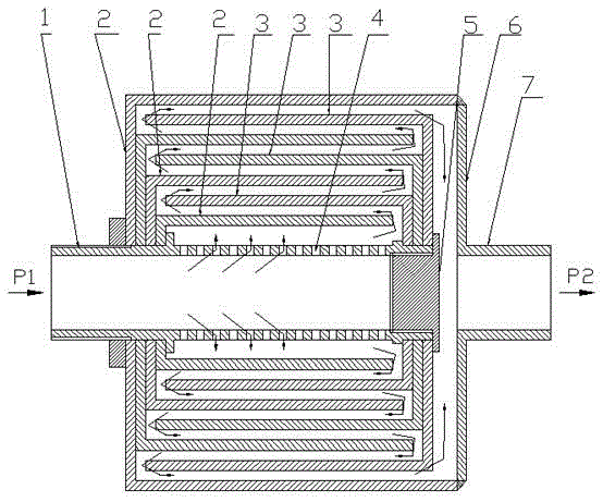 cn202325779u_迷宫式消音器失效