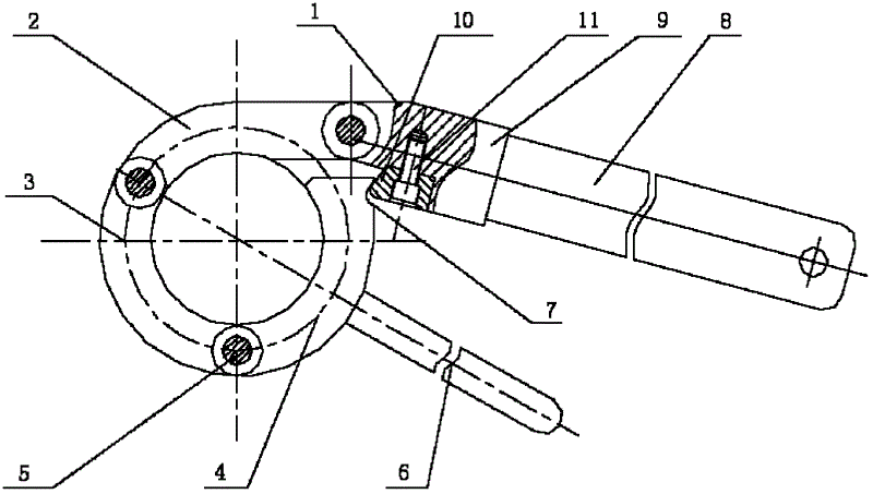 一种可调快换钳口式摩擦管钳