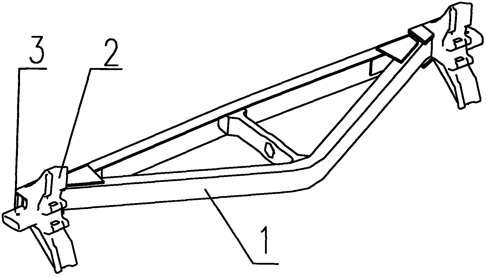 滑块式槽钢制动梁