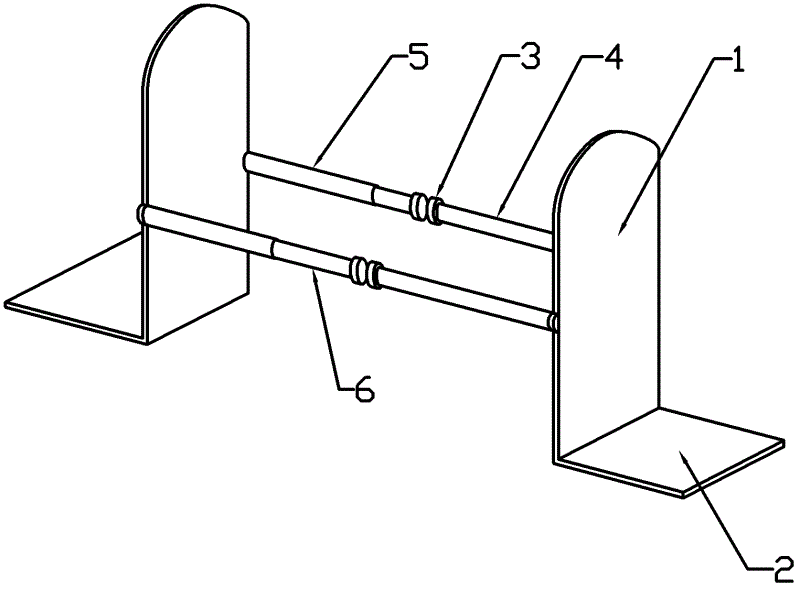 一种稳固书立,其结构包括由立板和横板构成的两个书立本体,其中一个