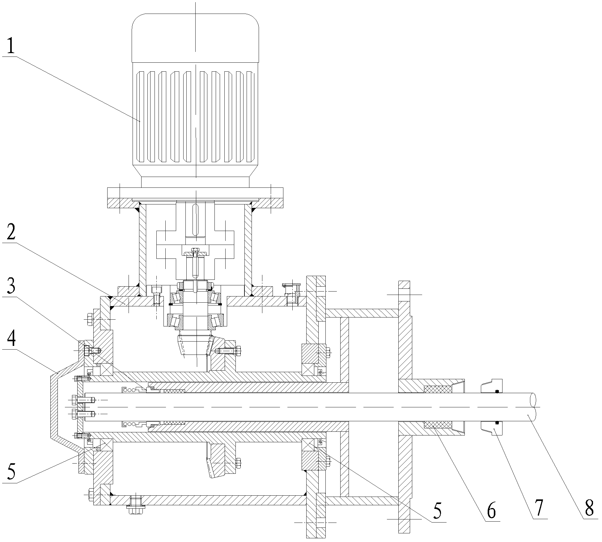 cn202438290u_齿轮侧入式搅拌机失效