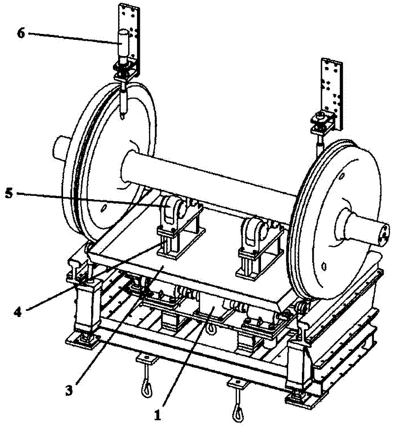 火车轮轴探伤机转轮器