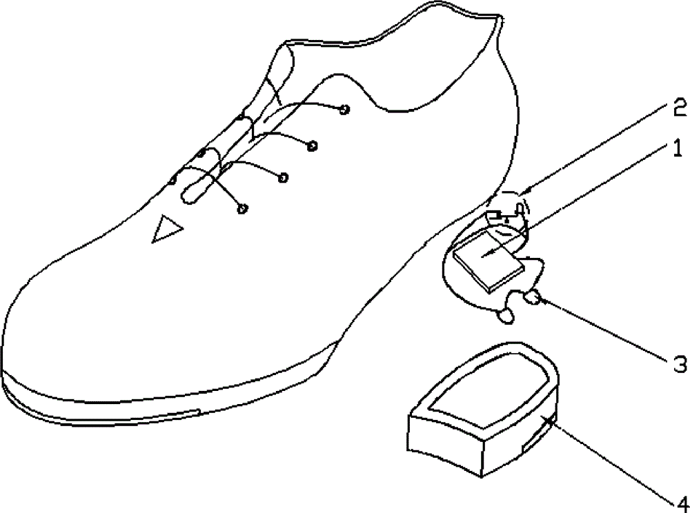 一种发光踢踏舞鞋