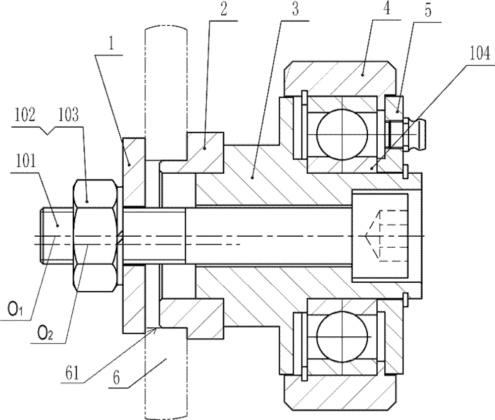 施工升降机构的背轮组件