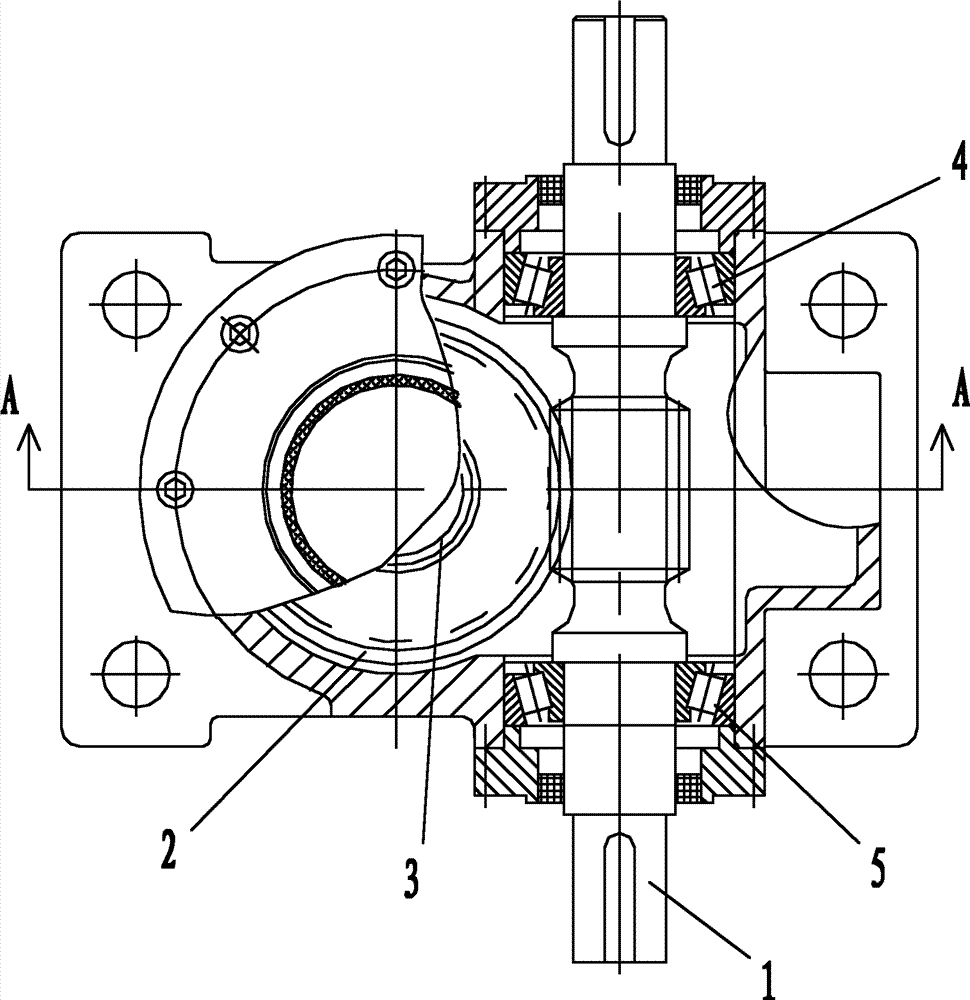 升降机,其特征在于,包括箱体,输出压盖,蜗轮,升降丝杆以及双导程蜗杆