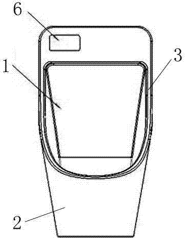 一种测试人体ph值的小便池