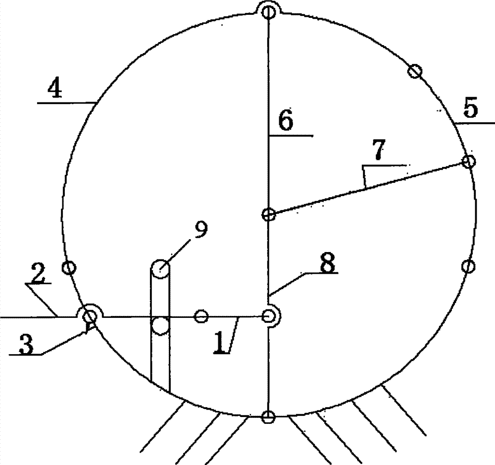 一种可收缩圆形内模装置