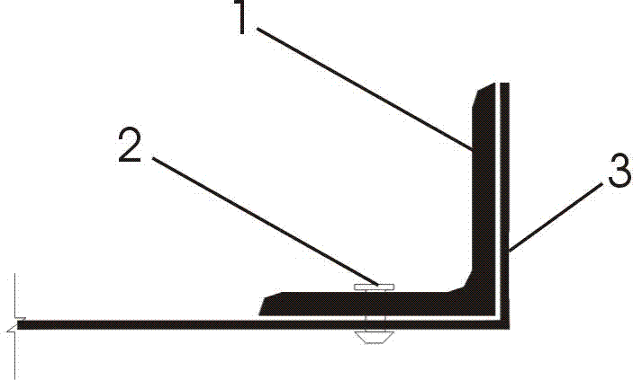 金属风管角钢法兰处翻边板材
