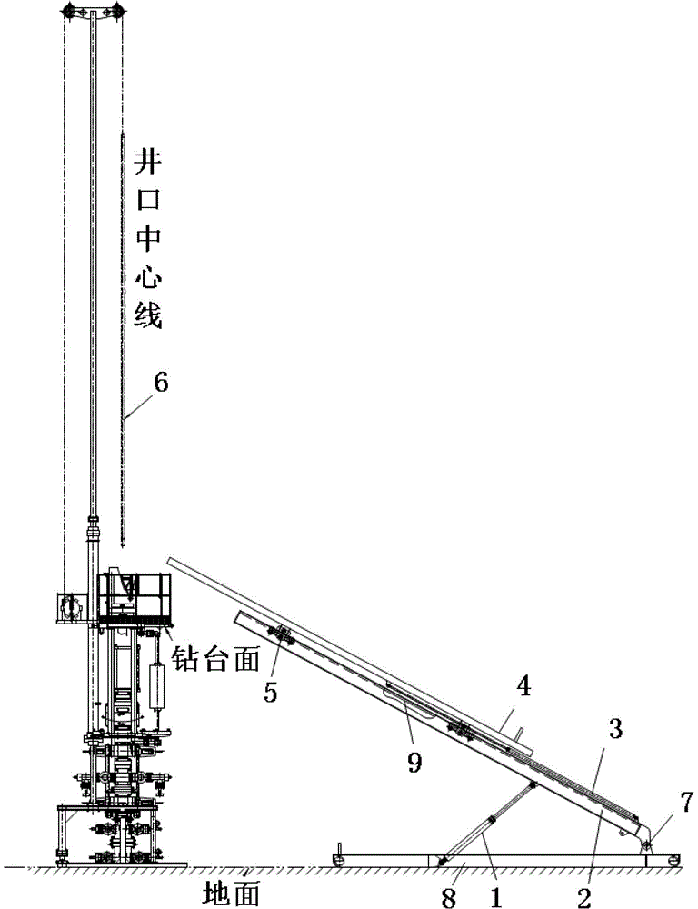 一种举升式钻修机用动力猫道专利_专利申请于2012