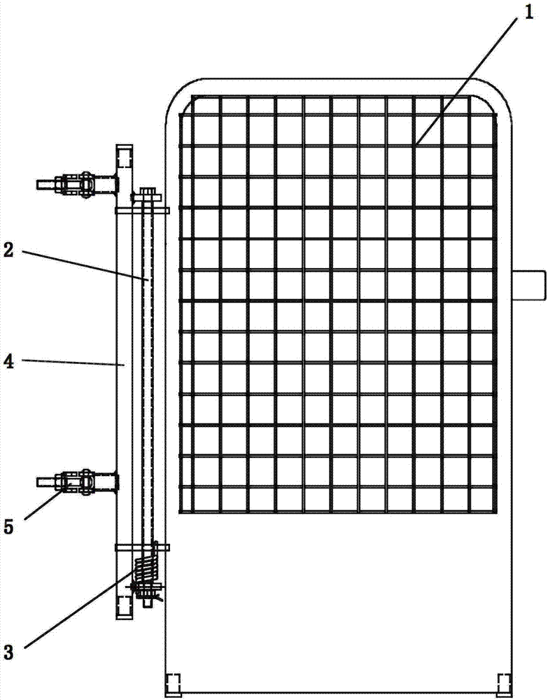 建筑用弹簧安全门