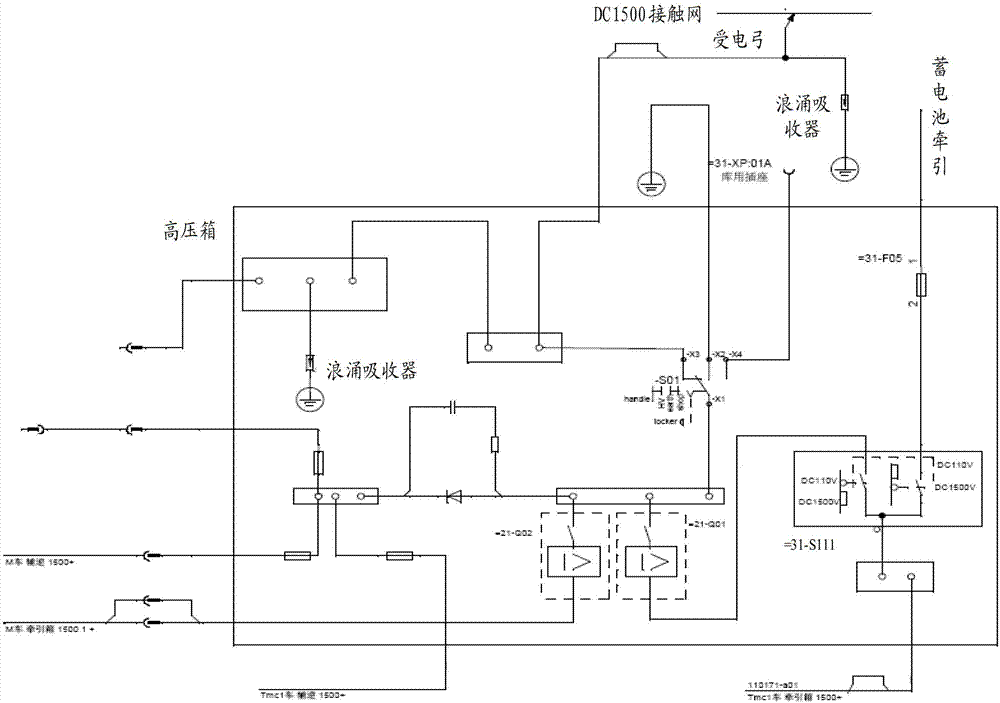 蓄电池轨道平车电路图图片