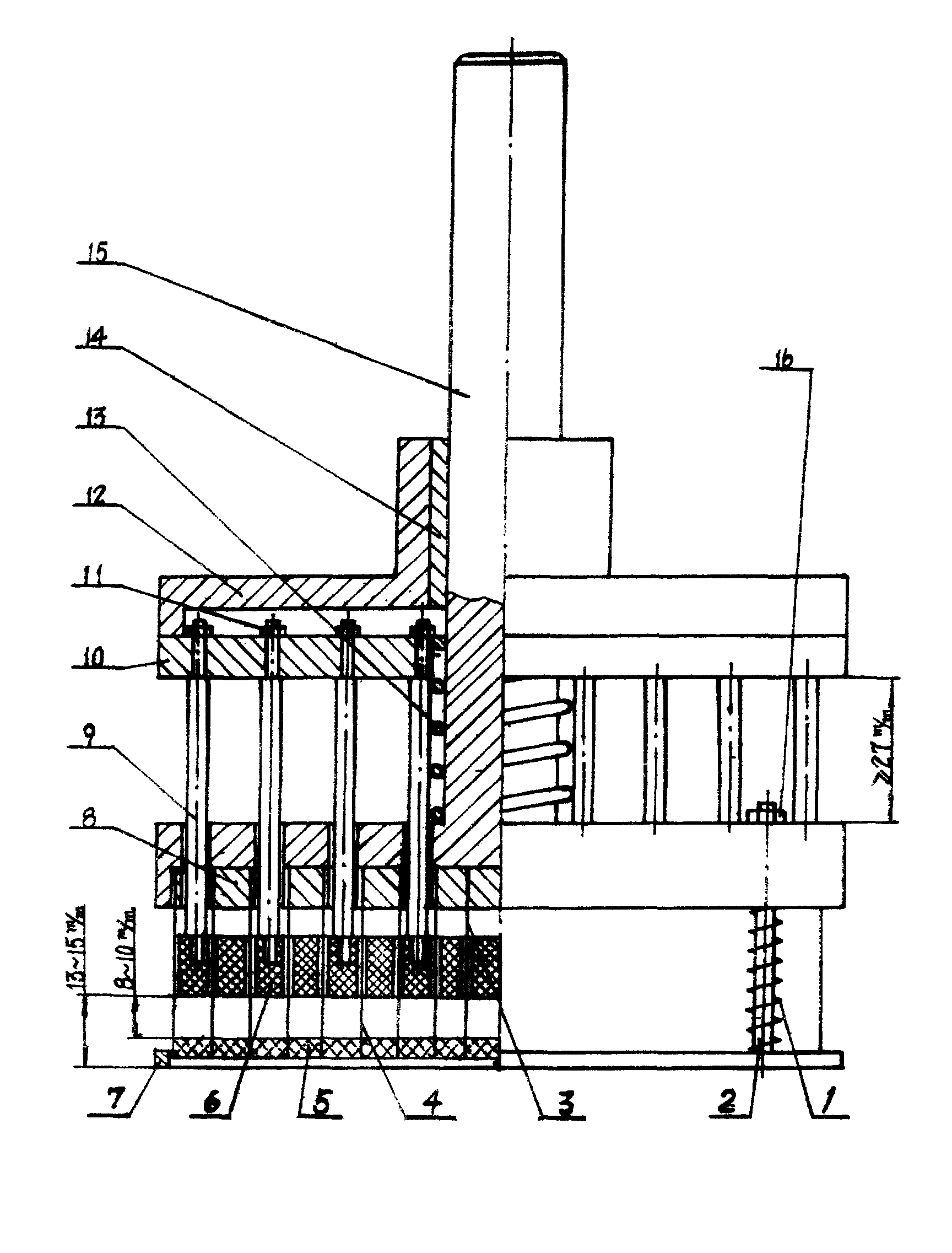 本实用新型属盘形蚊香冲压模具.