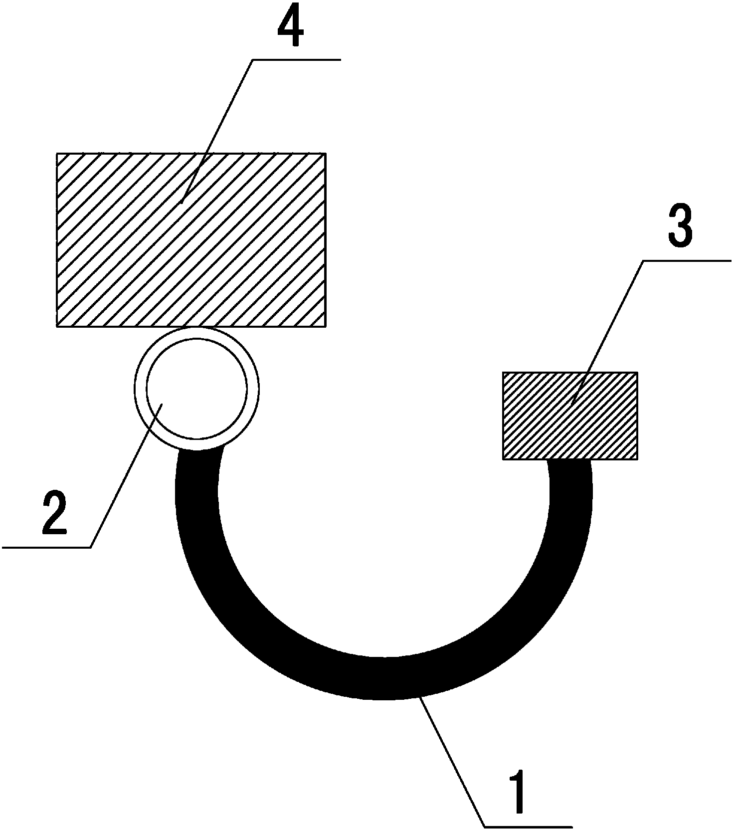 消火栓箱外飾石門u字型開門器