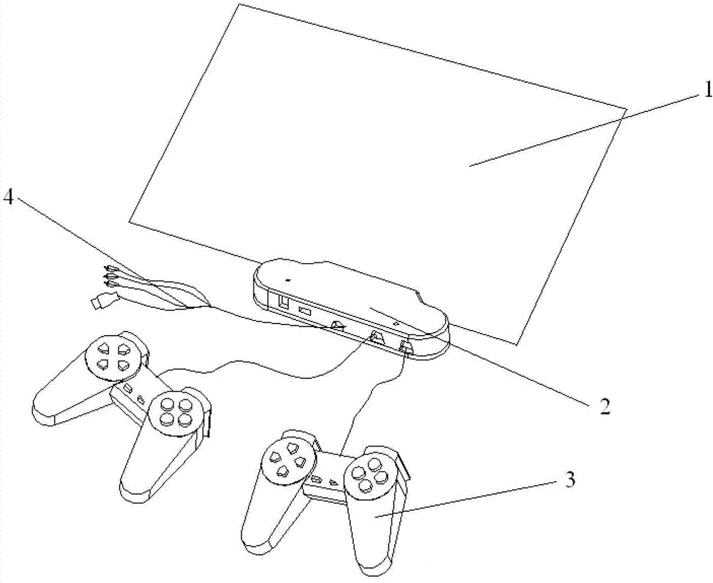 cn203408459u_一种带游戏手柄的跳舞毯失效